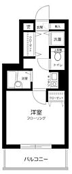 MAINSTAGE池袋本町3 1Kの間取図画像
