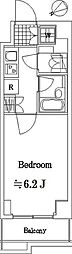 ルーブル東武練馬 1Kの間取図画像