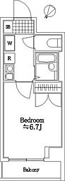 ロイヤルアメニティー巣鴨 1Kの間取図画像