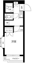 グランドバン西落合 1Kの間取図画像