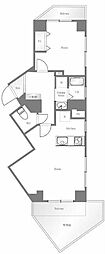 藤和シティコープ代田橋 1LDKの間取図画像