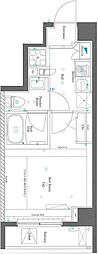 AZEST赤塚新町 1Kの間取図画像
