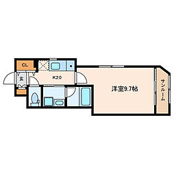 DRマンション1 1Kの間取図画像