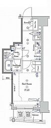 dips大山東町 1Kの間取図画像