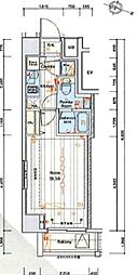 MAKESDESIGN蒲田WEST 1Kの間取図画像