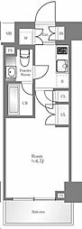 AXAS代々木アジールコート 1Kの間取図画像