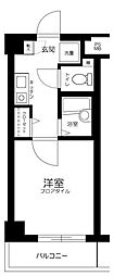 グランディール墨田 1Kの間取図画像