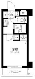 シンシア東高円寺 1Kの間取図画像