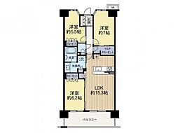 間取図画像 3LDK