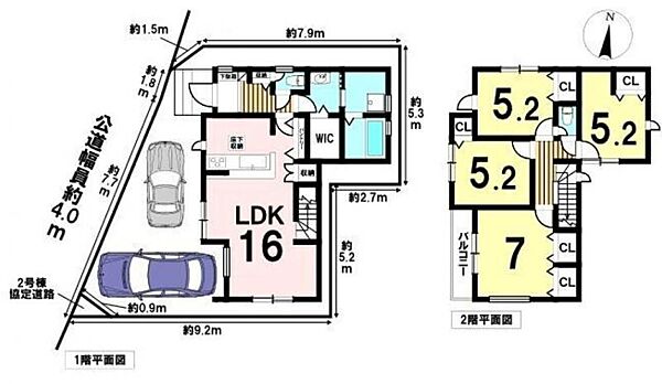 間取りを拡大表示