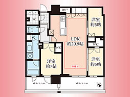 間取図画像 3SLDK