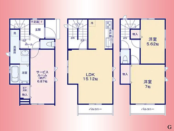 間取りを拡大表示