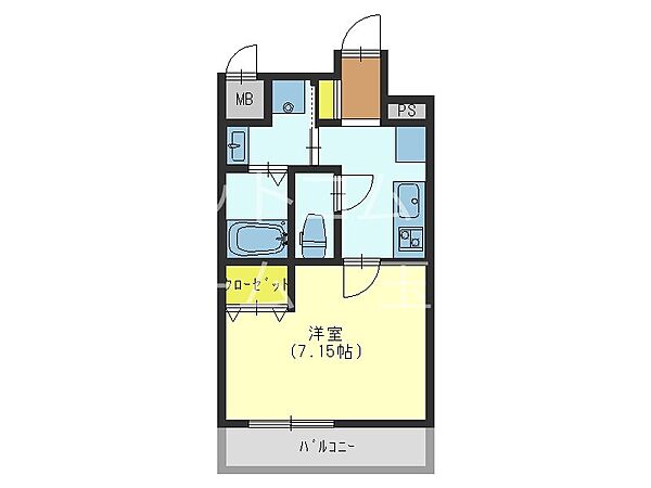 大阪府大阪市東成区中本２丁目(賃貸マンション1K・3階・26.08㎡)の写真 その2