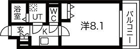 大阪府大阪市城東区放出西２丁目（賃貸マンション1K・5階・25.46㎡） その2