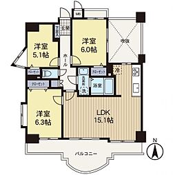 間取図画像 3LDK