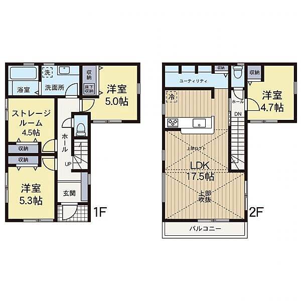 間取りを拡大表示