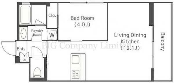 THE CLASS EXCLUSIVE RESIDENCE ｜東京都目黒区平町1丁目(賃貸マンション1LDK・3階・40.28㎡)の写真 その2