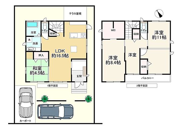 間取りを拡大表示