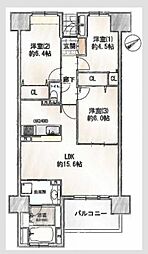 間取図画像 3LDK