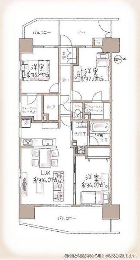 【間取図】