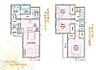 間取り：【1号棟　間取図】