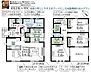 間取り：【間取図】LDKは約18.5帖×3面採光。折上天井が施されたおしゃれな空間です。洗面室は、玄関ホール・LDKの2か所からアクセス可能。帰宅後の手洗いもスムーズな間取りです。