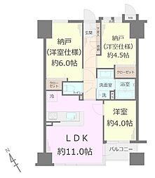 間取図画像 2SLDK