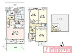 ハイホーム板橋小豆沢 3LDKの間取図画像