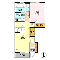 ＭＩＹＡ ｒｅｓｉｄｅｎｃｅ 102 ｜ 長野県長野市三本柳東１丁目（賃貸アパート1LDK・1階・42.51㎡） その2