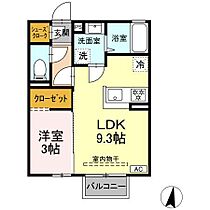 village丹波島 102 ｜ 長野県長野市丹波島１丁目（賃貸アパート1LDK・1階・32.18㎡） その2