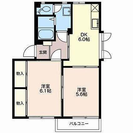 ベルメゾン徳間C_間取り_0