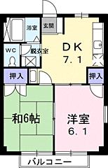 物件の間取り