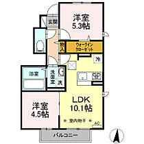 グリーンハイツ上原 101 ｜ 長野県須坂市大字須坂（賃貸アパート2LDK・1階・47.40㎡） その2