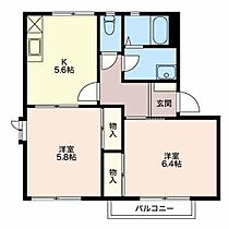 ワイド稲葉　Ｓ棟  ｜ 長野県長野市大字稲葉（賃貸アパート2K・2階・43.54㎡） その2