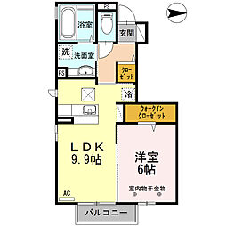 間取図画像 1LDK