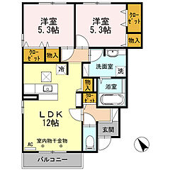 物件の間取り