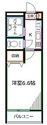 JR総武線 高円寺駅 徒歩4分の賃貸アパート 1階1Kの間取り