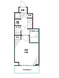 ガラ・ステージ高円寺 1Kの間取図画像