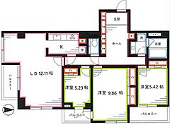 物件の間取り