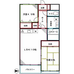 物件の間取り