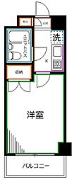 オークヒル高円寺 1Kの間取図画像