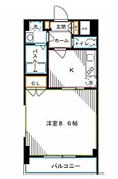 スペーシア高円寺1 1Kの間取図画像
