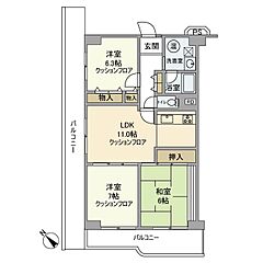 物件の間取り