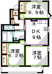 物件の間取り