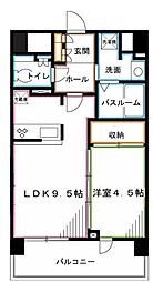 プレミアコンフォート西荻窪 1LDKの間取図画像
