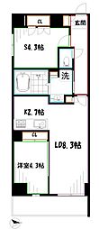 LumiCourtMITAKA 1SLDKの間取図画像