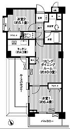 コスモ荻窪ロイヤルコート 3LDKの間取図画像