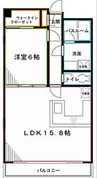 ARONIA 1LDKの間取図画像