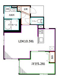 間取図画像 1LDK