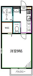 はうすK 1Kの間取図画像